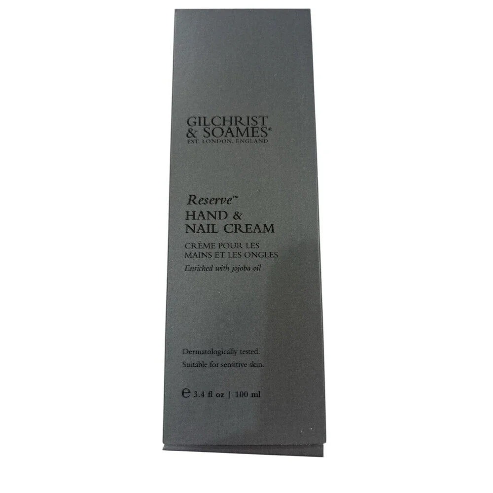 Gilchrist Soames Hand Nail Cream Reserve 3.4oz With Jojoba Oil New In Box